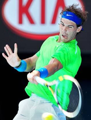 TENNIS - ATP, Australian Open 2012 MELBOURNE,AUSTRALIEN,18.JAN.12 - TENNIS - ATP Tennis Herren World Tour, Grand Slam, Australian Open. Bild zeigt Rafael Nadal (ESP). 