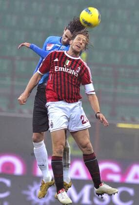 Coppa, AC Mailand - Novara Calcio, Massimo Ambrosini, Centurioni xHOCHxZWEIx xItalyxPhotoxPressx 