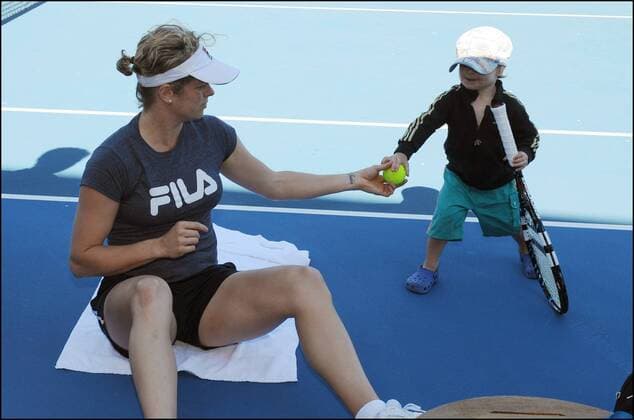 Leo Cruz Van Damme - Neffe von Kim Clijsters (BEL) - - Tennis : Open d Australie - Melbourne - 19.01.2012 - xPhotoNewsx 