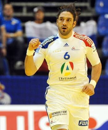 Novi Sad, Spens-Arena, Serbien, 18.1.2012 Handball, Europa-Meisterschaft 2012, Männer Russland vs Frankreich Bertrand GILLE, FRA