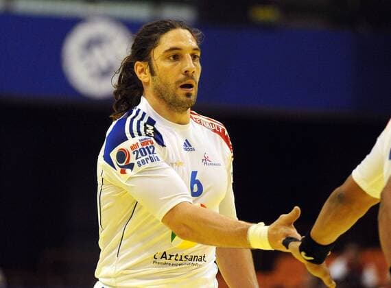 Novi Sad, Spens-Arena, Serbien, 18.1.2012 Handball, Europa-Meisterschaft 2012, Männer Russland vs Frankreich Bertrand GILLE, FRA