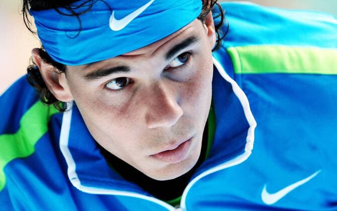TENNIS - ATP, Australian Open 2012 MELBOURNE, AUSTRALIEN, 20.JAN.12 - TENNIS - ATP Tennis Herren World Tour, Grand Slam, Australian Open. Bild zeigt Rafael Nadal (ESP). 