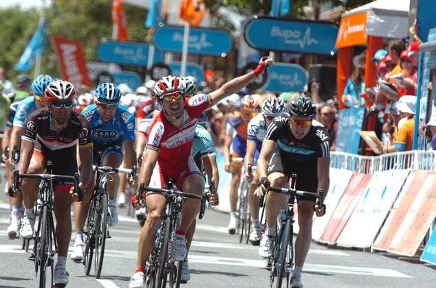 Tour Down Under 2012, 4. Etappe: Norwood - Tanunda, Katusha 2012, Oscar Freire, Tanunda 