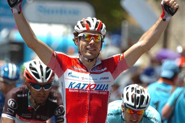 Tour Down Under 2012, 4. Etappe: Norwood - Tanunda, Katusha 2012, Oscar Freire, Tanunda 