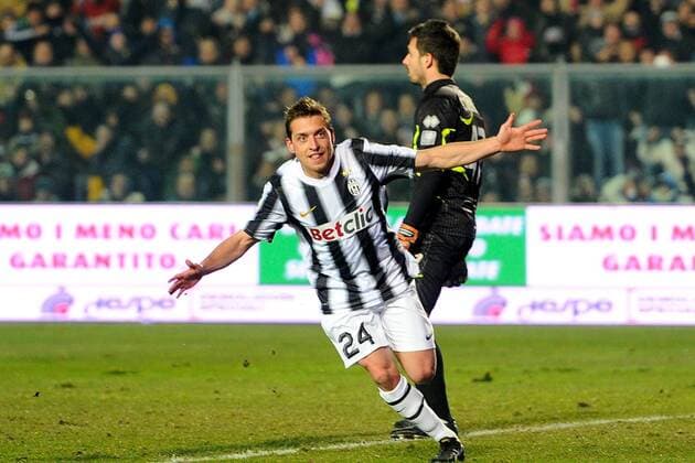 Bergamo 21 02 2012 - Serie A - Atalanta Bergamo vs. Juventus Turin - Emanuele Giaccherini 