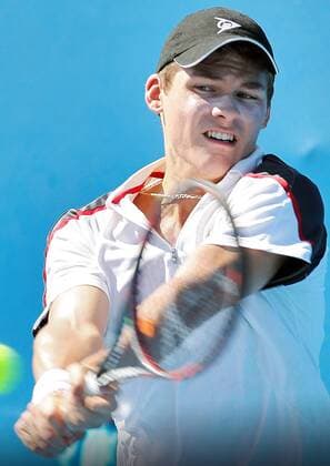 TENNIS - ATP, Australian Open 2012 MELBOURNE,AUSTRALIEN,22.JAN.12 - TENNIS - ATP Tennis Herren World Tour, Grand Slam, Australian Open, Junioren. Bild zeigt Daniel Masur (GER). 