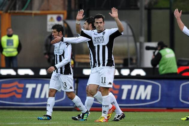 Emanuele Calaio Siena - Siena, 22 01 2012 - Serie A 2011 2012 - AC Siena vs SSC Napoli - andreaxstaccioli
