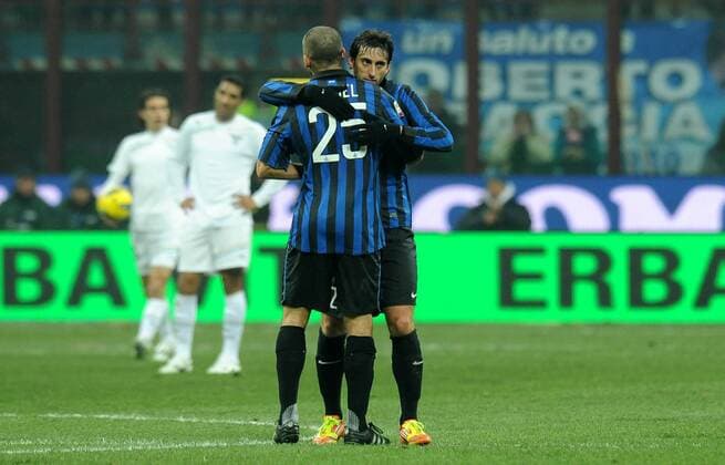 Diego MILITO (Inter) 22 1 2012 - Serie A 2011 2012 - Inter Mailand vs Lazio Rom - allexsabba
