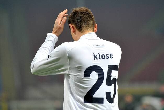 Miroslav KLOSE (Lazio) 22 1 2012 - Serie A 2011 2012 - Inter Mailand vs Lazio Rom - allexsabba
