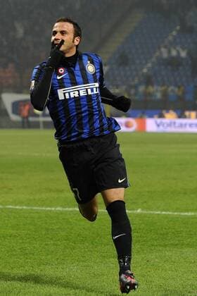 Milano 22 01 2012 - campionato di calcio serie A Inter Mailand vs. Lazio Rom - Giampaolo Pazzini 
