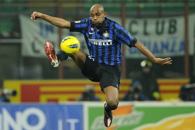 Milano 22 01 2012 - campionato di calcio serie A Inter Mailand vs. Lazio Rom - Maicon 
