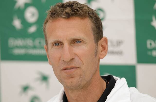 Tennis Pressekonferenz Davis Cup ; Team Deutschland ; Patrick Kühnen