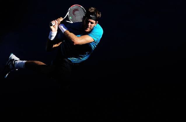 TENNIS - ATP, Australian Open 2012 MELBOURNE,AUSTRALIEN,24.JAN.12 - TENNIS - ATP Tennis Herren World Tour, Grand Slam, Australian Open. Bild zeigt Juan Martin Del Potro (ARG). 