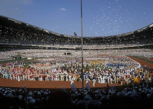 Sommerspiele Seoul 1988 - Eröffnungsfeier im Olympiastadion