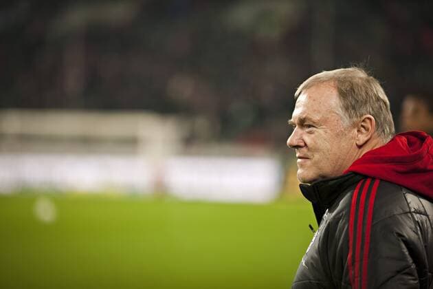 Co-Trainer Hermann Gerland (FCB) 20.Januar 2012 Mönchengladbach vs. Bayern München 1. Fussball Bundesliga, 18.Spieltag, Saison 2011 2012 Â