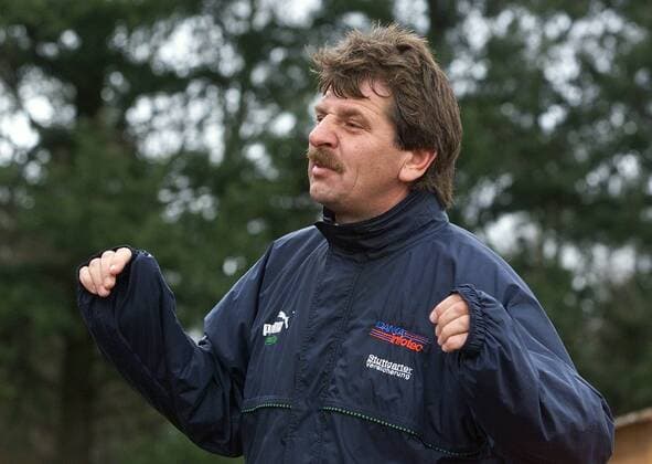 Fußball, Trainerhistorie, Stuttgarter Kickers Training Stuttgarter Kickers vom 22.03.99 Linz Paul