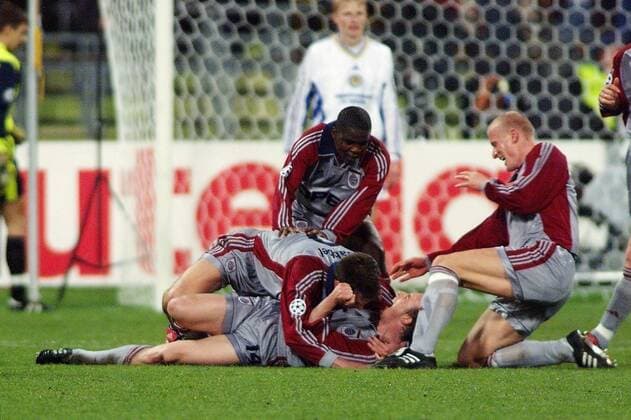 FC Bayern München - Dynamo Kiev 1 - 0 : BASLER Mario , BABBEL Markus , KUFFOUR Samuel Osei , JANCKER Carsten , FC Bayern München
