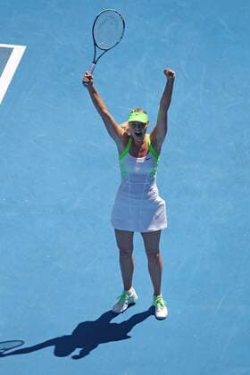 Maria Sharapova, RUS, in the quarter final of 2012 Tennis Australian Open in Melbourne, 25 01 2012 -