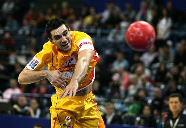 KIRIL LAZAROV MACEDONIA 25.01.2012 HANDBALL EHF EURO 2012 MEN S HANDBALL EUROPEAN CHAMPIONSHIP SERBIA MAIN ROUND SERBIA - MACEDONIA -  120125MIN317