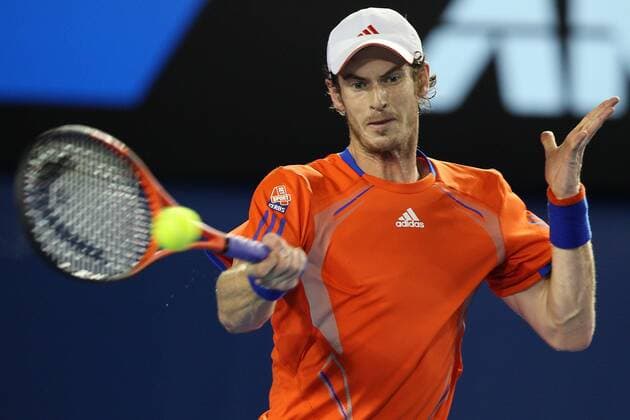 Andy Murray, GBR, in the semifinal of 2012 Tennis Australian Open in Melbourne, 27 01 2012 -