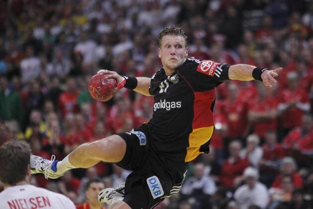 Lars Kaufmann (GER) EHF Euro 2012, Denmark - Germany. Beogradska arena 23.01.2012. MarkoxMetlas 