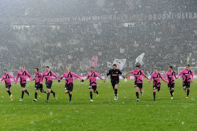 Turin, 28.01.2012 - Serie A 2011 2012 - Schlussjubel Juventus Turin - 