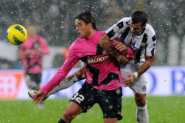 Turin, 28.01.2012 - Serie A 2011 2012 - Juventus Turin vs Udinese Calcio - Alessandro Matri - Danilo 