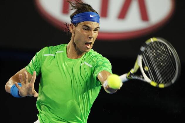 Rafael Nadal, ESP, in the men s final of 2012 Tennis Australian Open in Melbourne, 29 01 2012 -