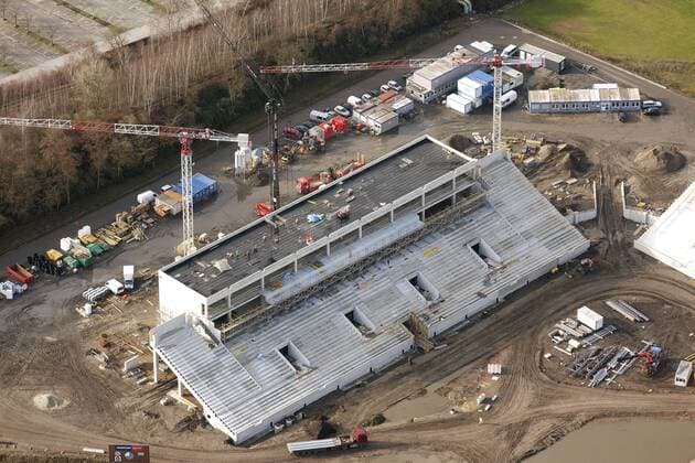 Georg-Melches-Stadion, Rot Weiß Essen, Hafenstrasse, Essen-Nord, Essen, Ruhrgebiet, Nordrhein-Westfalen, Deutschland, Europa !ACHTUNGxMINDESTHONORARx60xEURO!