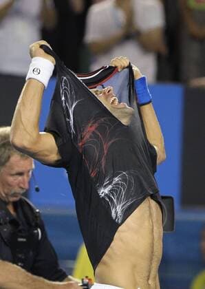 winner Novak Djokovic, SRB, in the men s final of 2012 Tennis Australian Open in Melbourne, 29 01 2012 -