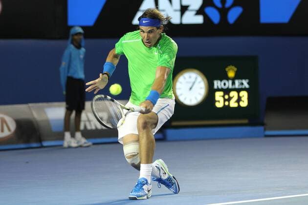 Rafael Nadal, ESP, in the men s final of 2012 Tennis Australian Open in Melbourne, 29 01 2012 -