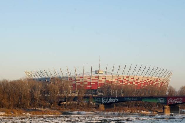 29.01.2012 WARSZAWA. UEFA EURO 2012 ( POLAND STADIUM ARENA EURO ) Grand opening of the National Stadium in Warsaw, was a concert at the end of a fireworks display  20120129CSMT8012