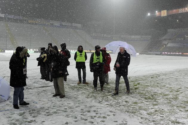 Spielabsage in Parma aufgrund der Wetterbedingungen - Ennio Tardini Stadion, Heimspielstätte des FC Parma 