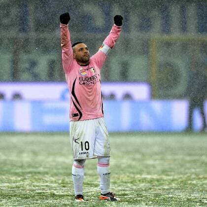 Serie A Inter Mailand - US Palermo: Fabrizio Miccoli 