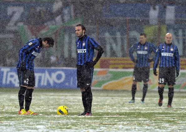 Serie A 2011 2012 Inter Mailand - US Palermo: Diego Milito (L) enttäuscht xHOCHxZWEIx xItalyxPhotoxPressx 