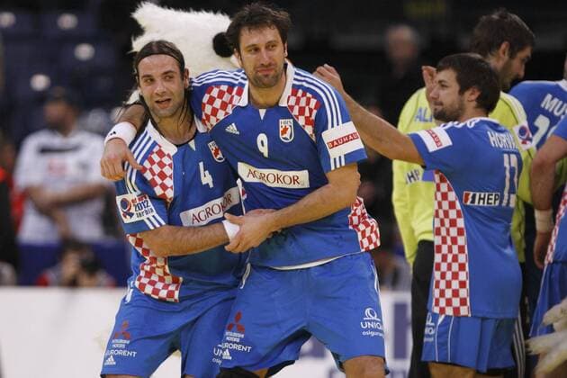 Igor Vori and Ivano Balic - Kroatien vs. Spanien - EHF EM 2012 - Spiel um Platz drei (3) in Belgrad 29.01.2012 - MarkoxMetlas 