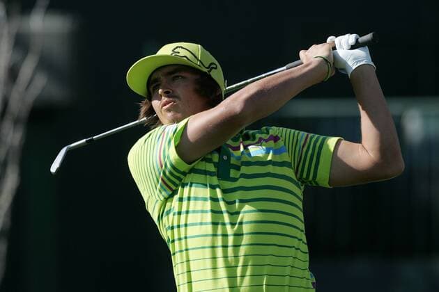 Feb. 2, 2012 - Scottsdale, Arizona, U.S - Rickie Fowler hits a shot off the tee during the first round of the Waste Management Phoenix Open in Scottsdale, Arizona. PGA Golf Herren 2012 - Feb 2 - Waste Managment Phoenix Open - ZUMAx12