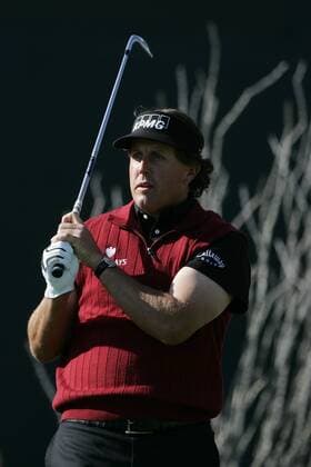 Feb. 2, 2012 - Scottsdale, Arizona, U.S - Phil Mickelson hits a shot off the tee during the first round of the Waste Management Phoenix Open in Scottsdale, Arizona. PGA Golf Herren 2012 - Feb 2 - Waste Managment Phoenix Open - ZUMAx12