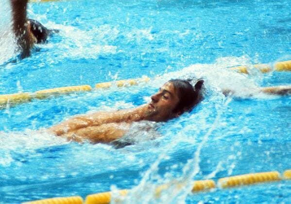 Swimming : Munich Olympics 1972 Mens Butterfly. Roland Matthes - East Germany . 