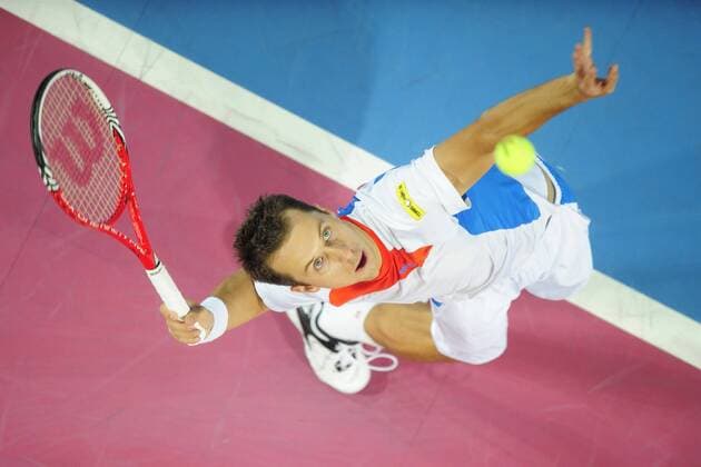 Philipp Kohlschreiber (Ger) Tennis: Open Sud de France - 04.02.2012 JBAutissier PanoramiC 