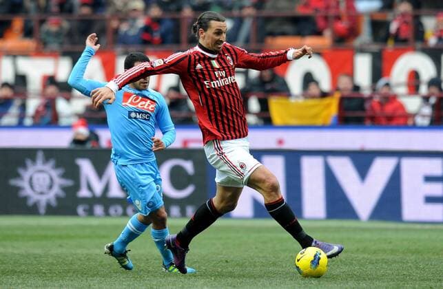 Zlatan IBRAHIMOVIC (Milan) Milano 5 02 2012 - Serie A 2011 2012 - AC Milan vs. SSC Napoli allexsabba