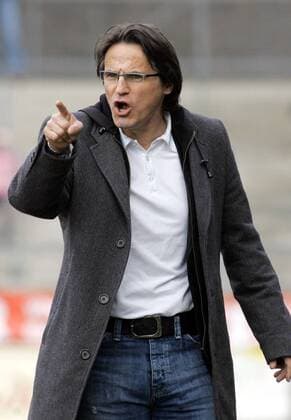 Fußball Herren 3. Liga Saison 2008 2009 Stuttgarter Kickers - Bayern München II Trainer Edgar SCHMITT (Kickers)