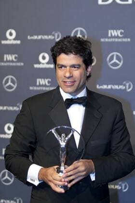 06.02.2012 London, England. Former Brazilian international footballer Rai, now a campaigner for social justice, won the Laureus for Good Award., at the Laureus Sports Awards in The Queen Elizabeth Conference Centre London xMitchellxGunnx  ActionPlus11241988