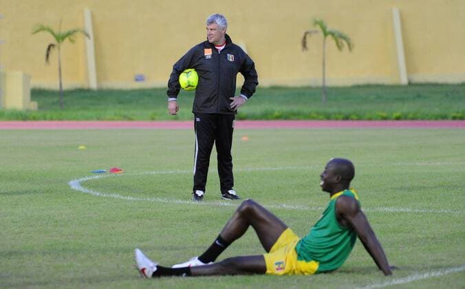 David MARRAUD ( Torwarttrainer ) Football: Training Mali - CAN - 07.02.2012 xChristianxLiewigx 