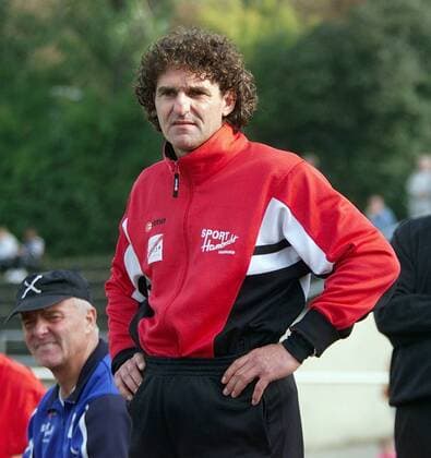 Fussball SV Sandhausen Trainer Werner Habiger