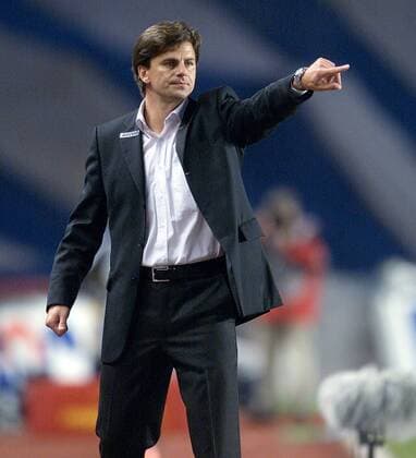 Fussball 1. Bundesliga Hertha BSC Berlin vs. VFB Stuttgart Trainer Falko Goetz