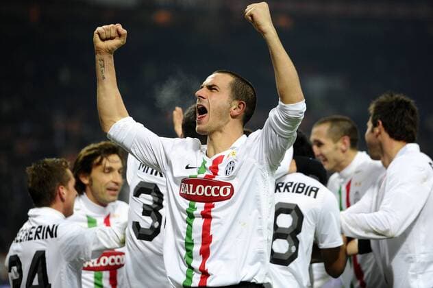 Gc Milano 08 02 2012 - coppa Italia Milan-Juventus Leonardo Bonucci 