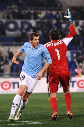 Jubel dopo Senad Lulic Lazio 2-2 Celebration after scoring Lazio Roma vs AC Cesena Serie A andreaxstaccioli