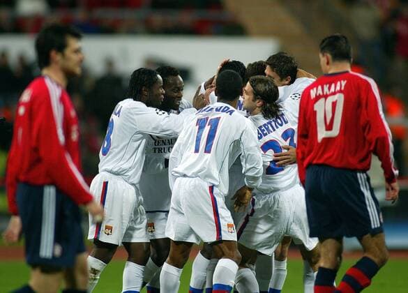 Fussball Champions Leage Gruppe A FC Bayern München vs. Olympic Lyon Jubel nach dem 0:1