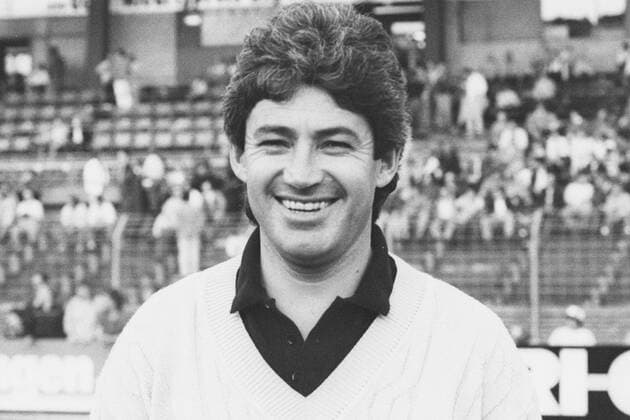 Aus 2.BL Saison 1986 1987 Hannover 96 gegen Arminia Bielefeld 4:1 am 25.04.1987 im Niedersachsenstadion. Im Foto: Trainer Fritz Fuchs von Arminia Bielefeld.